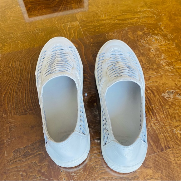 Tory Burch woven leather slides - Picture 9 of 11